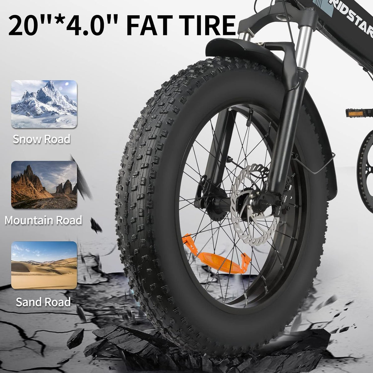 Ridestar H20 - 1000W Electric Mountain Bike