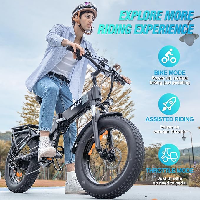 Ridestar H20Pro - 2000W Folding Electric Bike