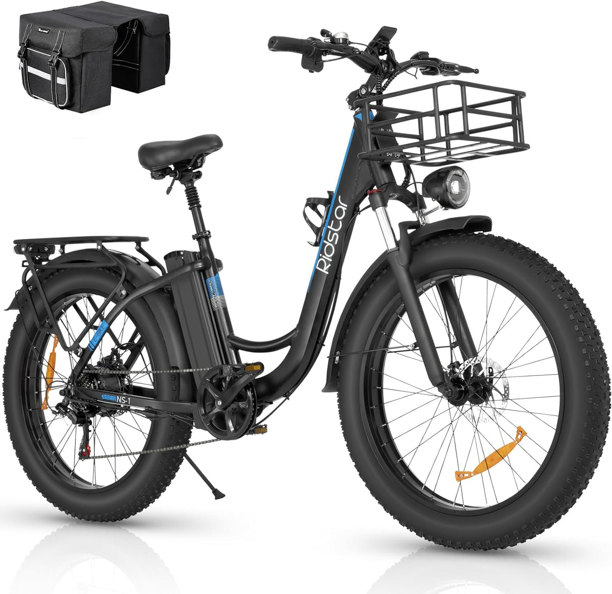 Ridstar MN26 1500W Unfoldable Fat Tire Mountain Ebike