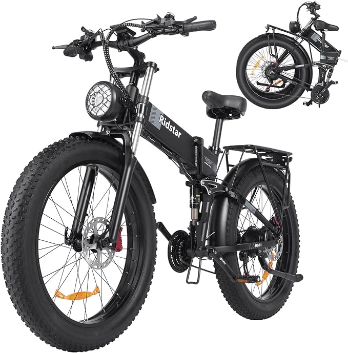 Ridstar 26Inch Folding Electric Bike