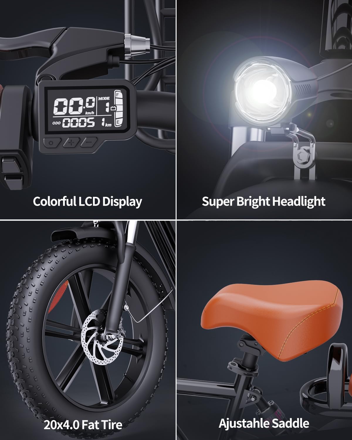 Ridestar FM00 -  2-Seater Fat Tire Electric Bike