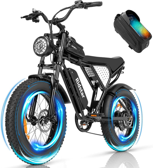 Ridstar Q20 1000W Fat Tire Ebike