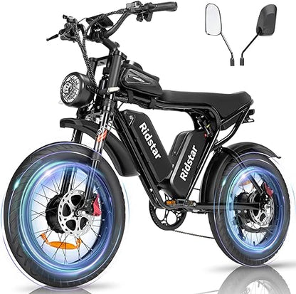 Ridstar Upgraded Q20Pro 2000W Fat Tire Electric Bicycle